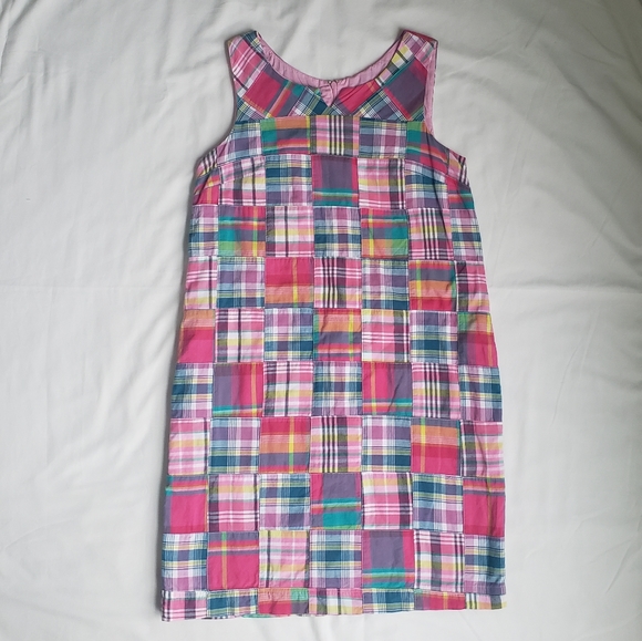 Talbots Dresses & Skirts - Talbots Madras Plaid Patchwork Shift Dess